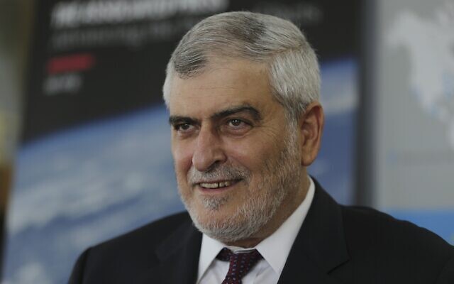 Dov Kotler, CEO of Israel's Bank Hapoalim, in Dubai, United Arab Emirates, September 9, 2020. (AP Photo/Kamran Jebreili) Dov Kotler, CEO of Israel's Bank Hapoalim, in Dubai, United Arab Emirates, September 9, 2020. (AP Photo/Kamran Jebreili)