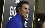Sacha Baron Cohen arrives at the 77th annual Golden Globe Awards at the Beverly Hilton Hotel on January 5, 2020, in Beverly Hills, California. (Jordan Strauss/Invision/AP)