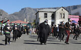 People dance to Jerusalema in Cape Town, South Africa, Sept. 24, 2020 (AP Photo/Nardus Engelbrecht)