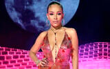 Doja Cat attends the 2020 MTV Video Music Awards, broadcast on Sunday, August 30, 2020. (Frazer Harrison/Getty Images for RCA via JTA)