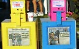 The Miami Herald and its el Nuevo Herald are sold in Miami. (Art Seitz/Gamma-Rapho via Getty Images)