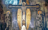 'The Crucifixion' mural in the Church of the Holy Rosary in Oldham by artist George Mayer-Marton. (Estate of George Mayer-Marton)