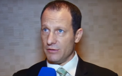 Senior adviser to the prime minister and deputy head of the national security council Reuven Azar. (Screengrab: YouTube)