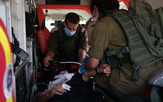 Israeli troops take part in a surprise exercise simulating a kidnapping in the West Bank in September 2020. (Israel Defense Forces) Israeli troops take part in a surprise exercise simulating a kidnapping in the West Bank in September 2020. (Israel Defense Forces)