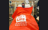 Berman Hebrew Academy Head of School Dr. Rabbi Yossi Kastan donated his bone marrow to a 2-year-old girl, undated (Courtesy of Berman Hebrew Academy via JTA)