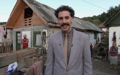 Sacha Baron Cohen in 2006's 'Borat' (screenshot)