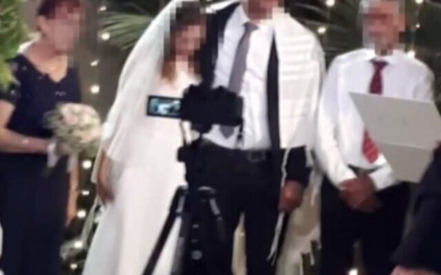A bride who suffered a heart attack at her wedding has died at the Soroka Medical Center in southern Israel on September 9 20202 (Screencapture/Channel 13)