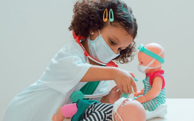 A little girl playing doctor. (Mario De Moya F via iStock by Getty Images) A little girl playing doctor. (Mario De Moya F via iStock by Getty Images)