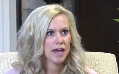 Republican US Senate candidate Lauren Witzke gives interview with ABC, September 22, 2020 (Screen grab)
