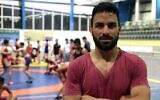 Iranian wrestler Navid Afkari. (screenshot)