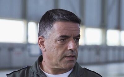 Air Force Chief Amiram Norkin speaks during an interview broadcast September 24, 2020 (Screen grab)