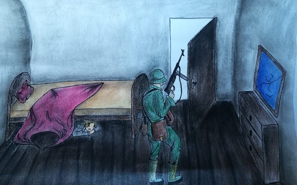 'Where are the Jews?' is a submission to TOLI's art exhibit from Bulgaria (courtesy)