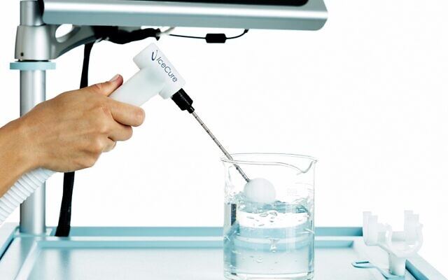 The technology developed by IceCure Medical Ltd. destroys tumors by freezing them in a minimally invasive procedure with no surgery or hospitalization requirement (Courtesy) The technology developed by IceCure Medical Ltd. destroys tumors by freezing them in a minimally invasive procedure with no surgery or hospitalization requirement (Courtesy)
