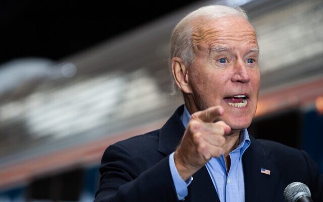 Democratic presidential candidate Joe Biden speaks at the Pittsburgh train station in Pittsburgh, Pennsylvania, on September 30, 2020, during a campaign stop. (Roberto Schmidt/AFP) Democratic presidential candidate Joe Biden speaks at the Pittsburgh train station in Pittsburgh, Pennsylvania, on September 30, 2020, during a campaign stop. (Roberto Schmidt/AFP)