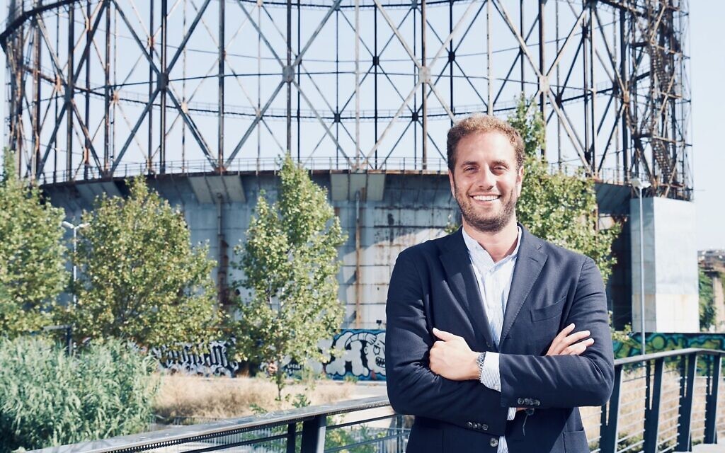 Tobia Zevi wants to give Rome's contemporary reputation a makeover. (Courtesy of Zevi/ via JTA)