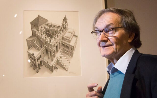Mathematical physicist Roger Penrose, June 26, 2015. (Danny Lawson/PA via AP)
