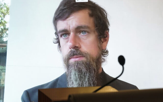 Twitter CEO Jack Dorsey appears on a screen as he speaks remotely during a hearing before the Senate Commerce Committee on Capitol Hill on October 28, 2020, in Washington. (Greg Nash/Pool via AP) Twitter CEO Jack Dorsey appears on a screen as he speaks remotely during a hearing before the Senate Commerce Committee on Capitol Hill on October 28, 2020, in Washington. (Greg Nash/Pool via AP)