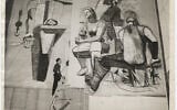 Artist Philip Guston paints as part of the Federal Art Project, February 1939 (David Robbins, photographer, Archives of American Art, public domain, via wikipedia)