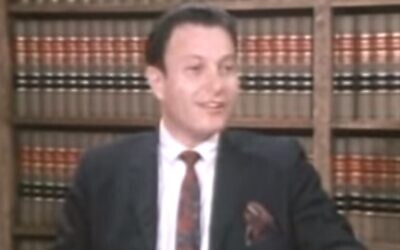 Bernard S. Cohen (Screengrab: Youtube)