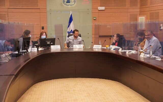 The Knesset Education Culture and Sports Committee convenes in Jerusalem on October 28, 2020. (Ronit Gal/Knesset) The Knesset Education Culture and Sports Committee convenes in Jerusalem on October 28, 2020. (Ronit Gal/Knesset)