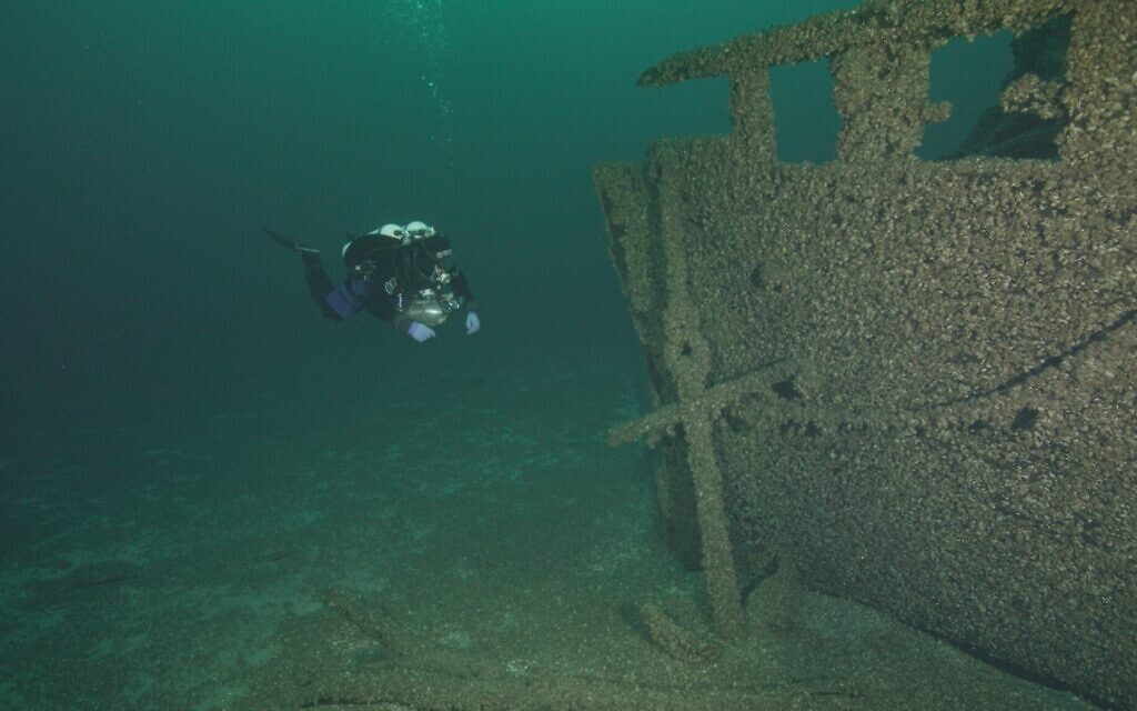 Wreck of The Home freedom boat of abolitionist captain James Nugent, Lake Michigan. (AP Slave Ships Productions Ltd./Cornelia Street’s Ships Ltd.)