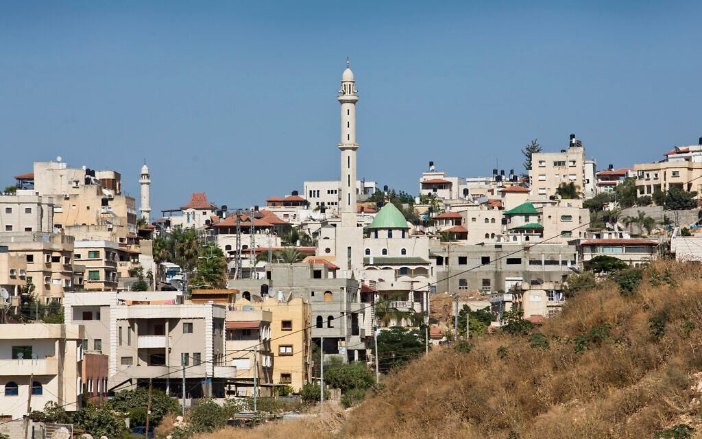 The Arab Israeli town of Kafr Qasm, near Tel Aviv, July 2, 2013. (Moshe Shai/Flash90)