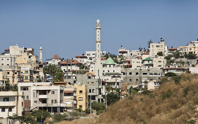 The Arab Israeli town of Kafr Qasm, near Tel Aviv, July 2, 2013. (Moshe Shai/Flash90)