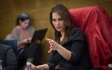 MK Yifat Shasha-Biton in 2020 (Miriam Alster/Flash90)