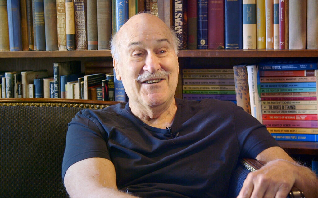 Ira Glasser speaks in this still from 'Mighty Ira.' (Courtesy)