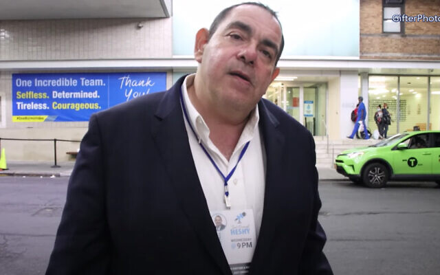 New York radio host Heshy Tischler. (Screenshot/YouTube via JTA)