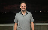 Segev Harel, the first volunteer for trials for Israel's coronavirus vaccine. (Sheba Medical Center)