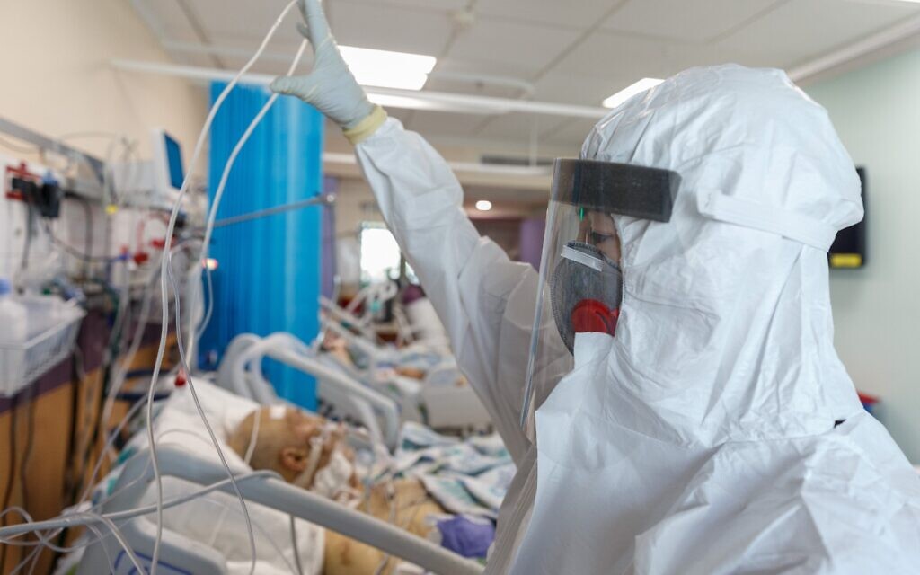 A coronavirus ward at Galilee Medical Center (Ancho Gosh Jini Photo Agency via Galilee Medical Center) A coronavirus ward at Galilee Medical Center (Ancho Gosh Jini Photo Agency via Galilee Medical Center)