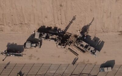 This photo provided by the Israel Defense Forces on October 20, 2020, shows military engineering equipment along the border with the southern Gaza Strip, after a tunnel entering Israeli territory was found in the area. (Israel Defense Forces)