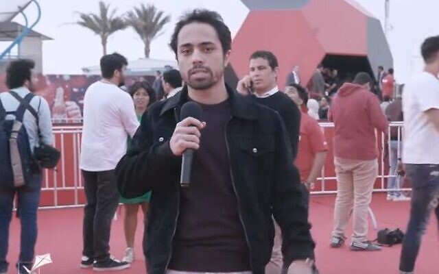 Egyptian comedian Shady Abu Zaid. (Screen capture: YouTube) Egyptian comedian Shady Abu Zaid. (Screen capture: YouTube)