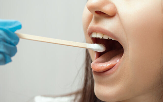 A throat swab for a coronavirus test. (Galina Sandalova via iStock by Getty Images) A throat swab for a coronavirus test. (Galina Sandalova via iStock by Getty Images)