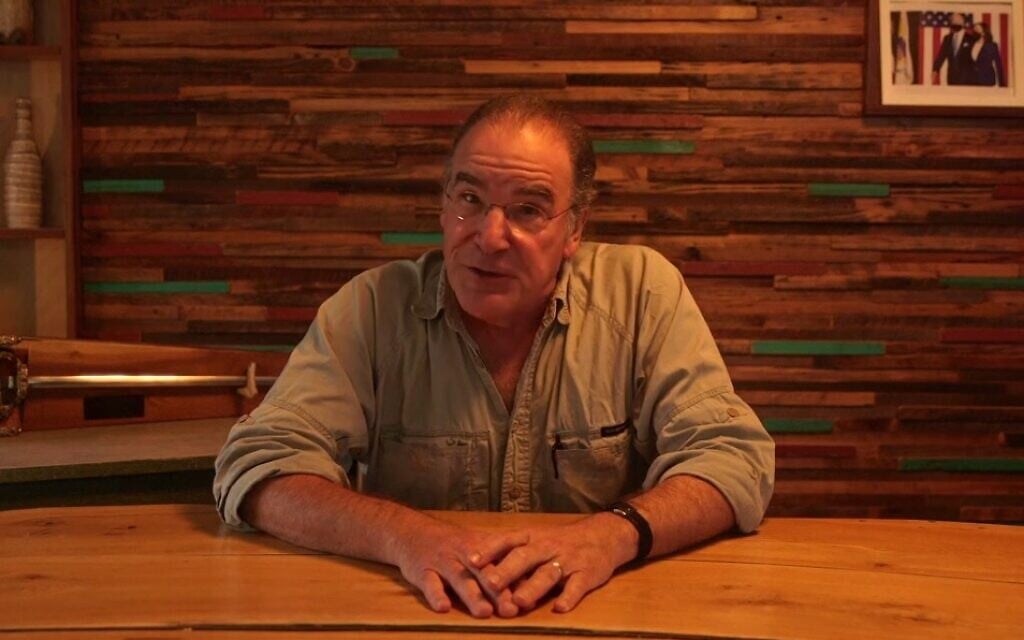 Mandy Patinkin appears in an ad for the Jewish Democratic Council of America released on October 23, 2020. (YouTube via JTA) Mandy Patinkin appears in an ad for the Jewish Democratic Council of America released on October 23, 2020. (YouTube via JTA)