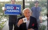 Mel Brooks endorses Joe Biden for the US presidency (YouTube screenshot)