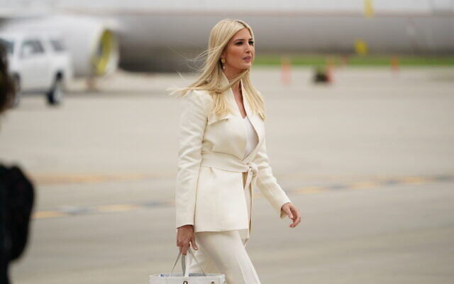 Ivanka Trump arrives in Cleveland ahead of the first presidential debate, Sept. 29, 2020. (Mandel Ngan/AFP via Getty Images) Ivanka Trump arrives in Cleveland ahead of the first presidential debate, Sept. 29, 2020. (Mandel Ngan/AFP via Getty Images)