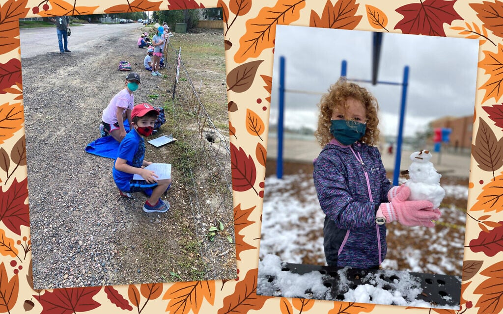 Illustrative: Students participate in outdoor activities at the Denver Jewish Day School, 2020. (Courtesy of Denver Jewish Day School/ via JTA) Illustrative: Students participate in outdoor activities at the Denver Jewish Day School, 2020. (Courtesy of Denver Jewish Day School/ via JTA)