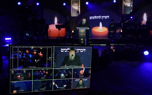 The closing event at Chabad's annual conference of worldwide emissaries was filmed in Crown Heights, Brooklyn, and streamed around the globe. (Bentzi Sasson/Chabad.org via JTA) The closing event at Chabad's annual conference of worldwide emissaries was filmed in Crown Heights, Brooklyn, and streamed around the globe. (Bentzi Sasson/Chabad.org via JTA)
