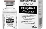 This photo provided by Eli Lilly shows the drug bamlanivimab. On Monday, November 9, 2020, the Food and Drug Administration cleared emergency use of bamlanivimab, the first antibody drug to help the immune system fight COVID-19. The drug is for people 12 and older with mild or moderate COVID-19 not requiring hospitalization. (Courtesy of Eli Lilly via AP)
