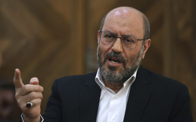 Gen. Hossein Dehghan, a military adviser to Iran's Supreme Leader Ayatollah Ali Khamenei, in Tehran, Iran, November 18, 2020. (Vahid Salemi/AP)