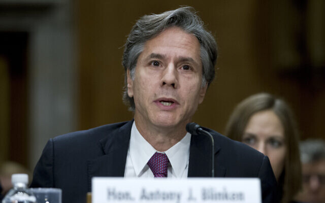 US Deputy Secretary of State Antony Blinken testifies on Capitol Hill in Washington, September 29, 2016, before the Senate Foreign Relations Committee hearing on Syria. (AP Photo/Jose Luis Magana) US Deputy Secretary of State Antony Blinken testifies on Capitol Hill in Washington, September 29, 2016, before the Senate Foreign Relations Committee hearing on Syria. (AP Photo/Jose Luis Magana)