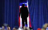 President Donald Trump exits after speaking at a campaign rally in Lake Charles, La., Friday, October 11, 2019. (AP/Gerald Herbert)