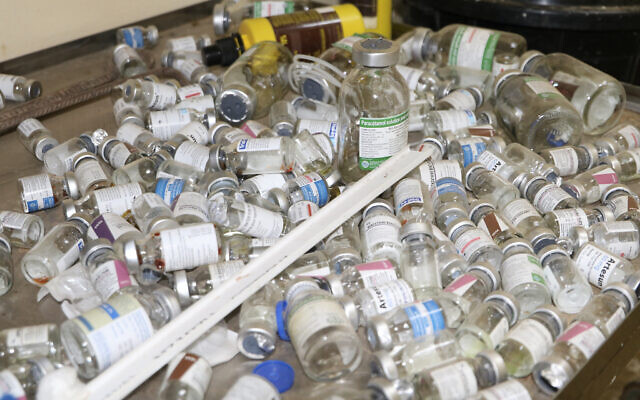 Illustrative: Empty vaccine bottles lie on a tray inside a small clinic in Gampela village on the outskirts of Burkina Faso's capital, Ouagadougou, Saturday Oct. 10, 2020.(AP/Sam Mednick) Illustrative: Empty vaccine bottles lie on a tray inside a small clinic in Gampela village on the outskirts of Burkina Faso's capital, Ouagadougou, Saturday Oct. 10, 2020.(AP/Sam Mednick)
