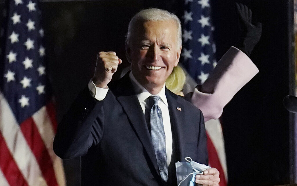 Democratic presidential candidate former Vice President Joe Biden speaks to supporters, Wednesday, Nov. 4, 2020, in Wilmington, Delaware (AP Photo/Paul Sancya) Democratic presidential candidate former Vice President Joe Biden speaks to supporters, Wednesday, Nov. 4, 2020, in Wilmington, Delaware (AP Photo/Paul Sancya)