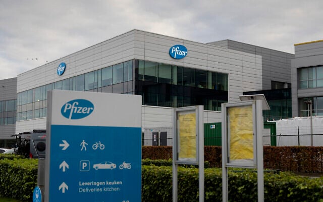 A general view of Pfizer Manufacturing Belgium in Puurs, Belgium, Monday, Nov. 9, 2020 (AP Photo/Virginia Mayo) A general view of Pfizer Manufacturing Belgium in Puurs, Belgium, Monday, Nov. 9, 2020 (AP Photo/Virginia Mayo)
