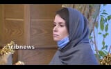 In this frame grab from Iranian state television video aired Wednesday, Nov. 25, 2020, British-Australian academic Kylie Moore-Gilbert is seen in Tehran, Iran. (Iranian State Television via AP)