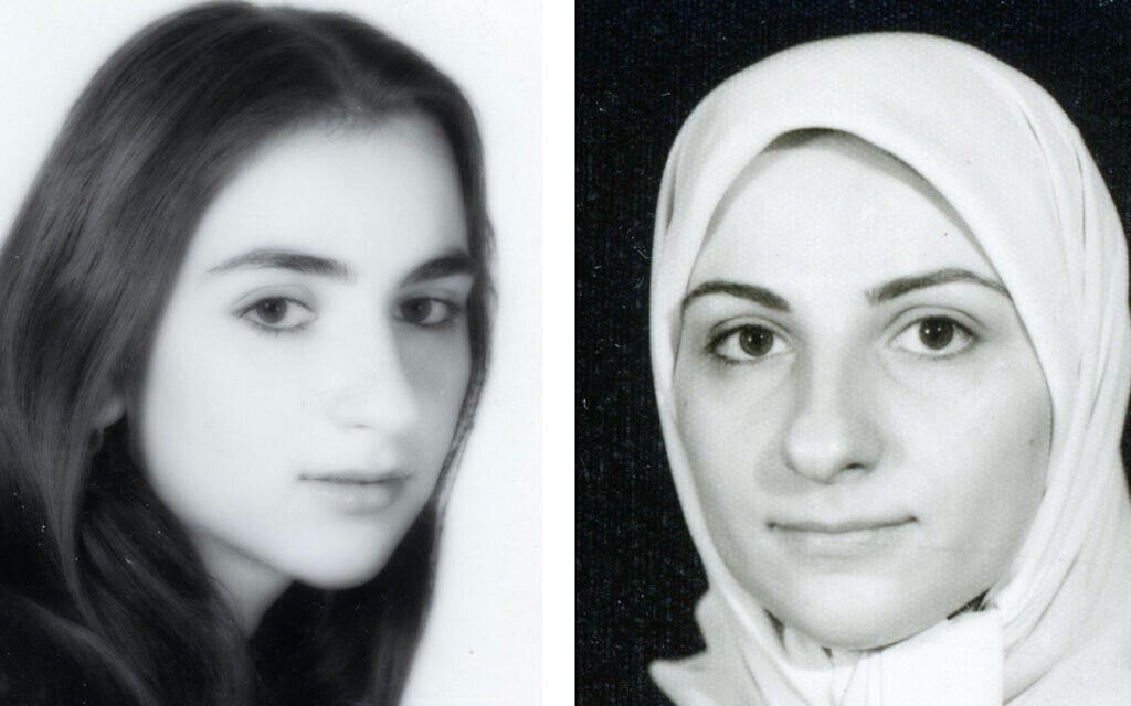 Jacqueline Saper at age 16 in 1977, before the 1979 Iranian Revolution (left), and at age 23 in 1982. (right). Jacqueline Saper at age 16 in 1977, before the 1979 Iranian Revolution (left), and at age 23 in 1982. (right).