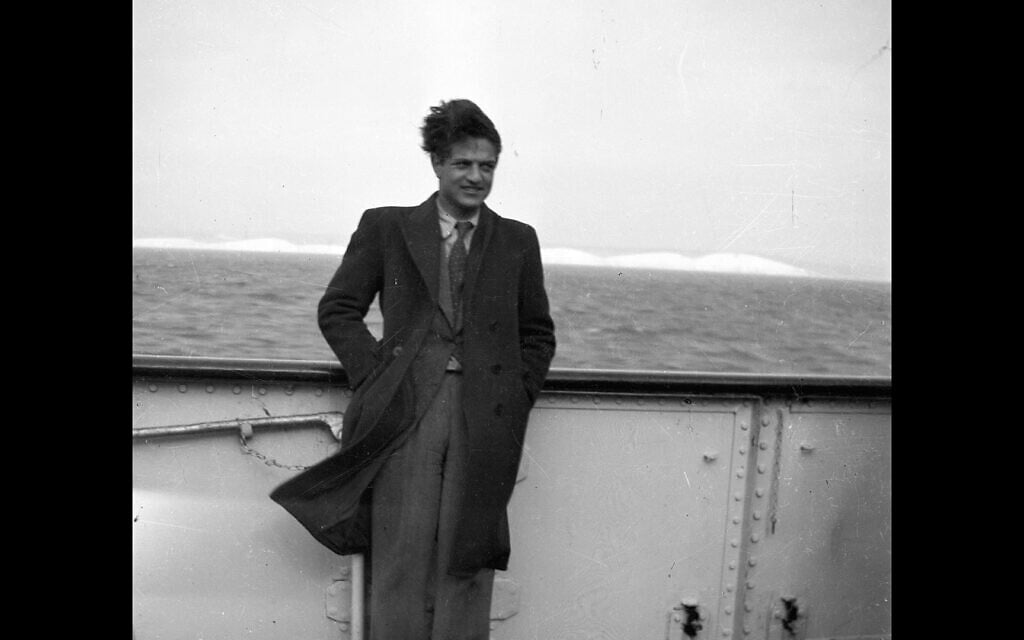 Billionaire George Soros on a ship in this undated photo used in the film 'Soros.' (Courtesy Vital Pictures) Billionaire George Soros on a ship in this undated photo used in the film 'Soros.' (Courtesy Vital Pictures)